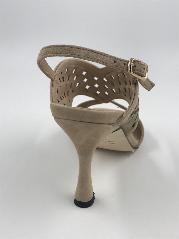 Evaluna dam sand suède beige (5922 afrodite 26 camoscio fudge B6166) - Stiletto Schoenen (Oudenaarde)