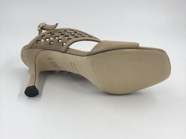 Evaluna dam sand suède beige (5922 afrodite 26 camoscio fudge B6166) - Stiletto Schoenen (Oudenaarde)