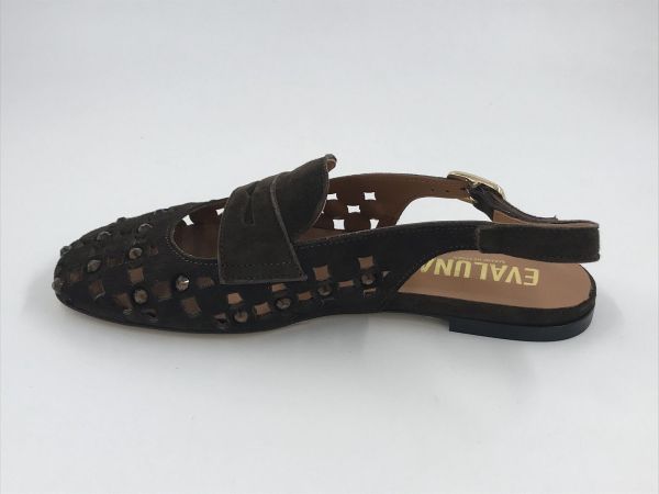 Evaluna dam sand suéde bruin (3230 mortind 26 camoscio testa di moro) - Stiletto Schoenen (Oudenaarde)