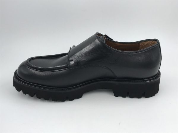 Flecs her gespschoen led zwart (B517-9 bufalo nero) - Stiletto Schoenen (Oudenaarde)