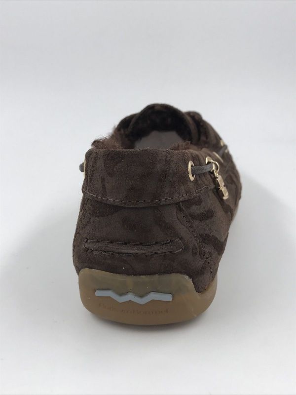 Floris dam bootschoen suède bruin (SFW-30028-21-01 bohwi 01.11 darkbrown G) - Stiletto Schoenen (Oudenaarde)