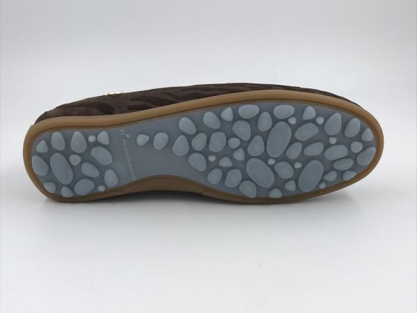 Floris dam bootschoen suède bruin (SFW-30028-21-01 bohwi 01.11 darkbrown G) - Stiletto Schoenen (Oudenaarde)