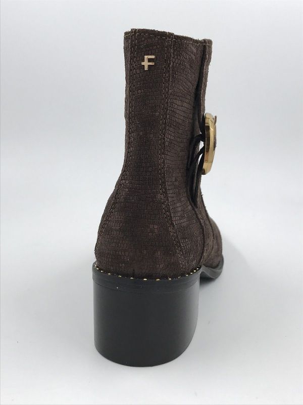 Floris dam Klaars suède bruin (SFW-50065-21-04 evi 05.15 darkbrown G) - Stiletto Schoenen (Oudenaarde)