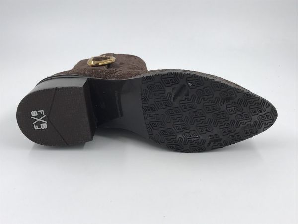 Floris dam Klaars suède bruin (SFW-50065-21-04 evi 05.15 darkbrown G) - Stiletto Schoenen (Oudenaarde)