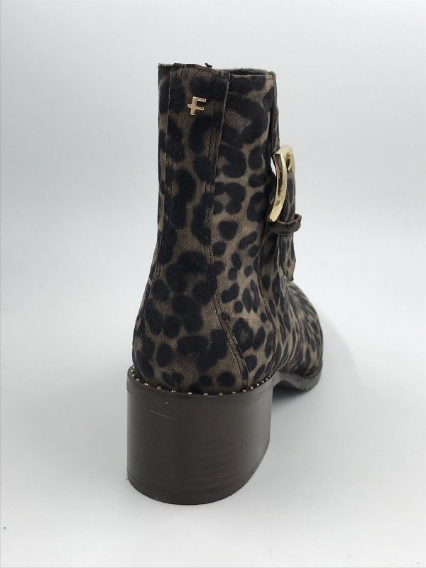 Floris dam KLaars suède leopard (SFW-50065-34-02 evi 05.05 Taupe G) - Stiletto Schoenen (Oudenaarde)