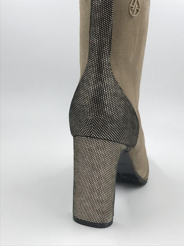 Floris dam Klaars suède taupe (SFW-50097-34-01 maysi 01.01taupe G) - Stiletto Schoenen (Oudenaarde)