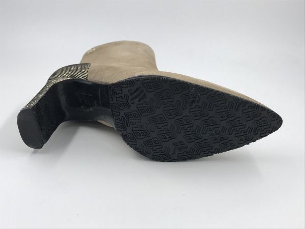 Floris dam Klaars suède taupe (SFW-50097-34-01 maysi 01.01taupe G) - Stiletto Schoenen (Oudenaarde)