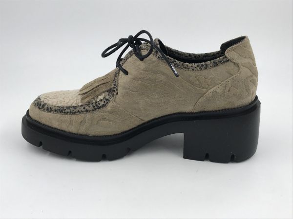 Floris dam mol suède pony taupe (SFW-30030-34-01 maddi 03.00 taupe G) - Stiletto Schoenen (Oudenaarde)