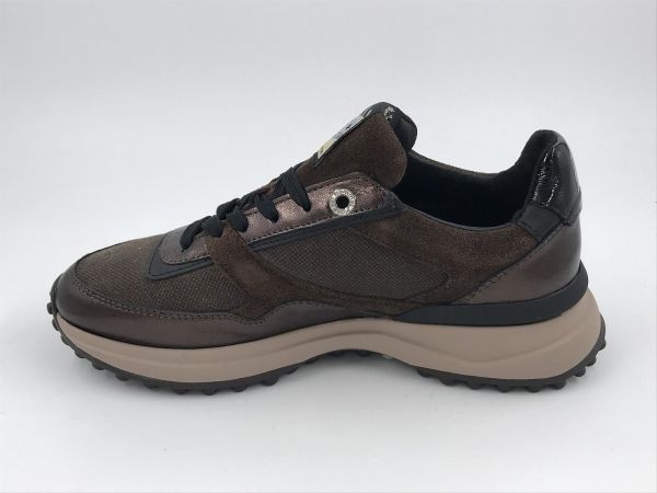 Floris dam run led/suède bruin (SFW-10170-21-01 noppi 52.06 darkbrown G) - Stiletto Schoenen (Oudenaarde)