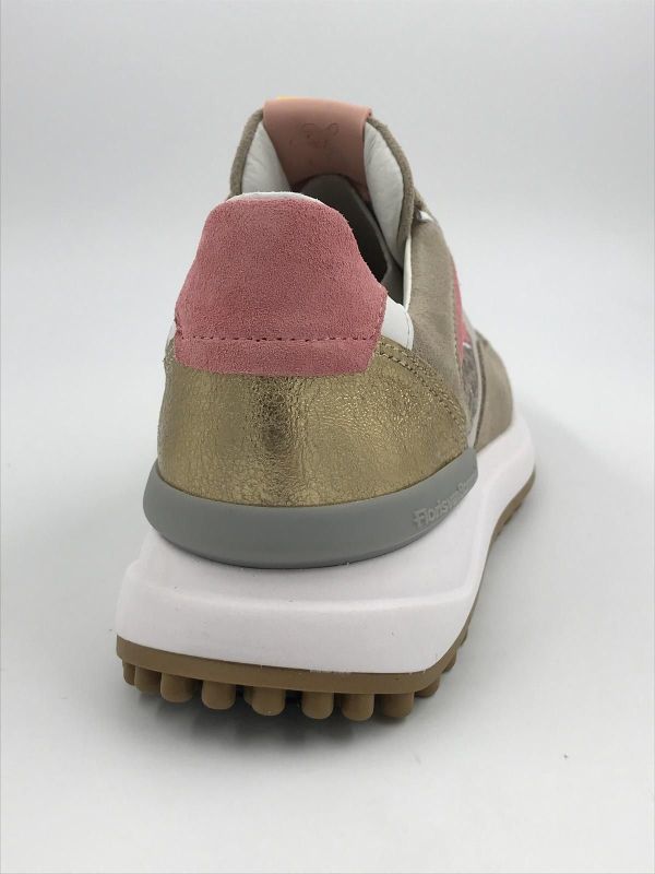 Floris dam runner led/nub gold (SFW-10128-91-01/noppi36.08 G) - Stiletto Schoenen (Oudenaarde)