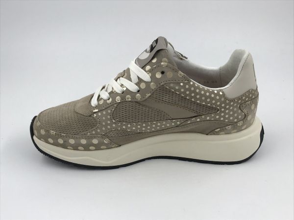 Floris dam runner led/nub goud (SFW-10162-34-01/suvi 05.00 taupe G) - Stiletto Schoenen (Oudenaarde)