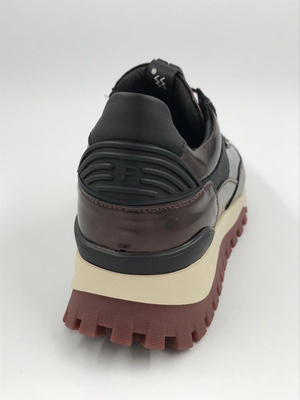 Floris dam runner metled darkbrown (SFW-10100-21-02 grommi 01.05 darkbrown G) - Stiletto Schoenen (Oudenaarde)