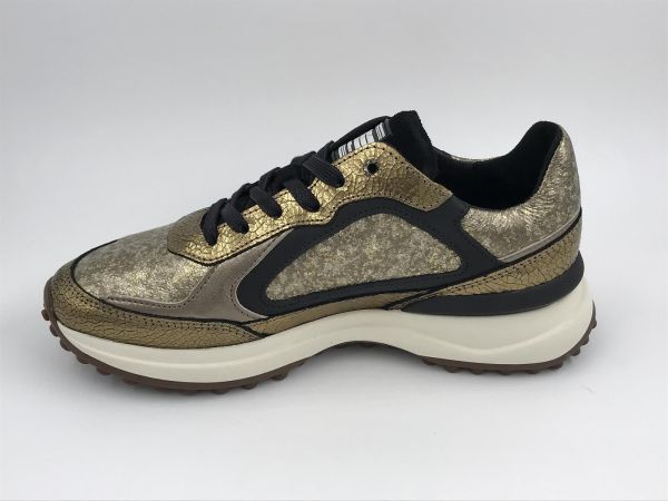 Floris dam runner metled gold (SFW-10107-91-01 noppi 35.10 gold G) - Stiletto Schoenen (Oudenaarde)