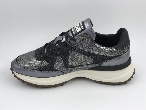 Floris dam runner metled silver (SFW-10094-90-01 noppi 34.00 silver G) - Stiletto Schoenen (Oudenaarde)