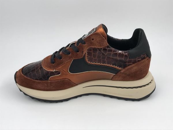 Floris dam runner suède cognac (SFW-10130-23-01 sumi 09.01 cognac G) - Stiletto Schoenen (Oudenaarde)