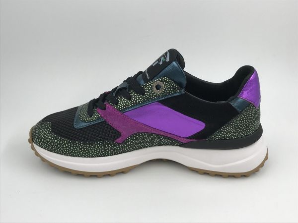 Floris dam runner suède groen (SFW-10128-50-02 noppi 36.11green G) - Stiletto Schoenen (Oudenaarde)