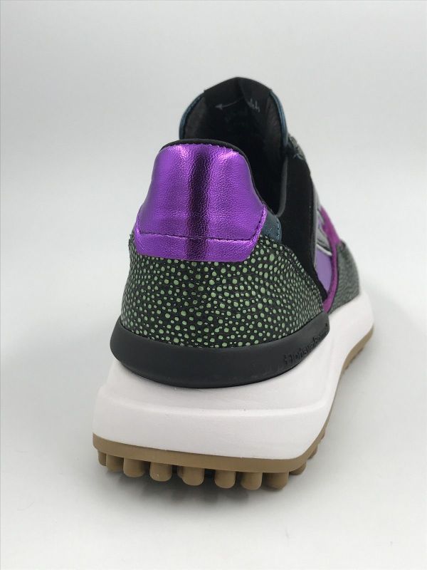 Floris dam runner suède groen (SFW-10128-50-02 noppi 36.11green G) - Stiletto Schoenen (Oudenaarde)