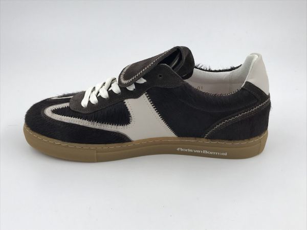 Floris dam sneaker led bruin (SFW-10166-21-01/minni 07.01 darkbrown G) - Stiletto Schoenen (Oudenaarde)