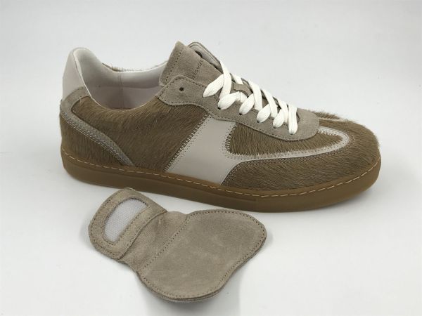 Floris dam sneaker led licht brown (SFW-10166-22-01/minni 07.00 lightbrown G) - Stiletto Schoenen (Oudenaarde)