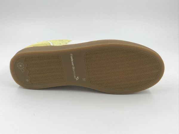 Floris dam sneaker led/nub geel (SFW-10096-70-01/minni 04.21 yellow G) - Stiletto Schoenen (Oudenaarde)