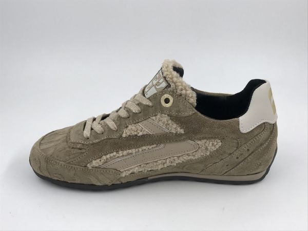 Floris dam sneaker suède taupe (SFW-10150-34-01 Illvi 01.00 taupe G) - Stiletto Schoenen (Oudenaarde)