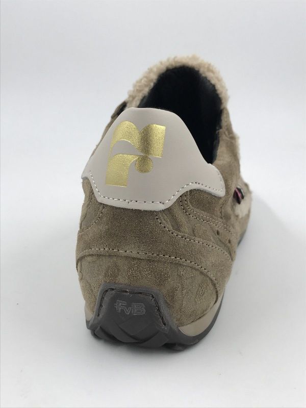 Floris dam sneaker suède taupe (SFW-10150-34-01 Illvi 01.00 taupe G) - Stiletto Schoenen (Oudenaarde)