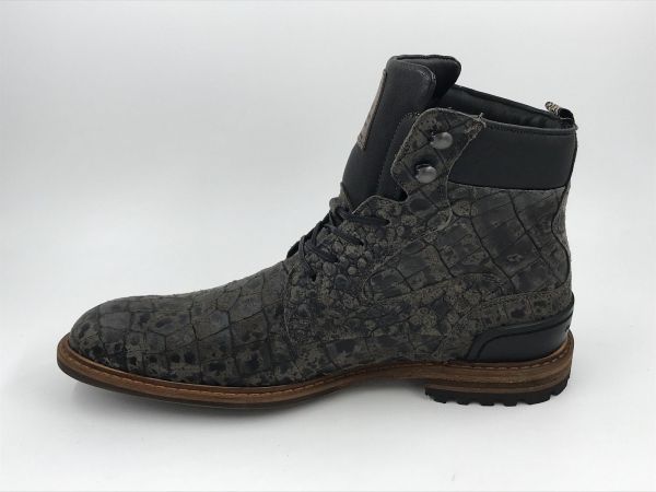Floris her bot suède bruin (SFM-80022-21-03 crepi 05.21 dark brown H) - Stiletto Schoenen (Oudenaarde)