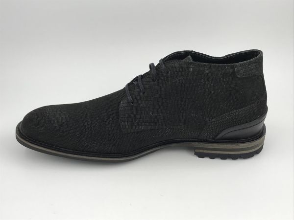 Floris her bott suède black (SFM-50141-10-03 crepi11.28 black casual ) - Stiletto Schoenen (Oudenaarde)