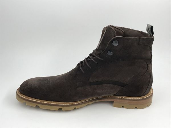 Floris her bottine suède bruin (SFM-80036-21-01 de braver 02.01 darkbrown H) - Stiletto Schoenen (Oudenaarde)