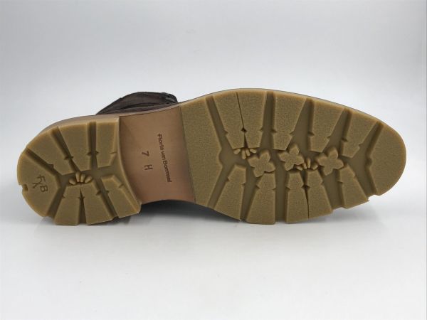 Floris her bottine suède bruin (SFM-80036-21-01 de braver 02.01 darkbrown H) - Stiletto Schoenen (Oudenaarde)