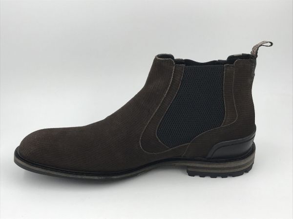 Floris her chelsey suède bruin (SFM-60039-21-01 crepi 15.12 DarkBrown H) - Stiletto Schoenen (Oudenaarde)