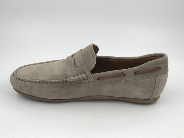 Floris her moc suède beige (SFM-40026-32-01 de drijver02.03 lightgrey H) - Stiletto Schoenen (Oudenaarde)
