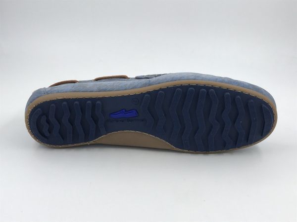 Floris her moc suède blauw (SFM-40026-42-02 de drijver02.12 lightblue H) - Stiletto Schoenen (Oudenaarde)