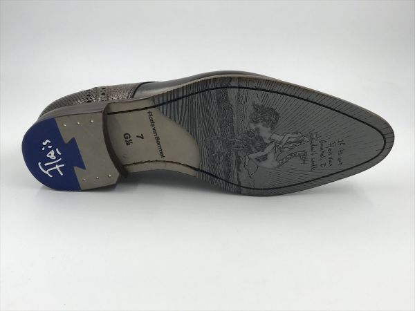 Floris her mol led bruin (SFM-30361-21-06 de stapper 39.80 darkBrown G1/2) - Stiletto Schoenen (Oudenaarde)