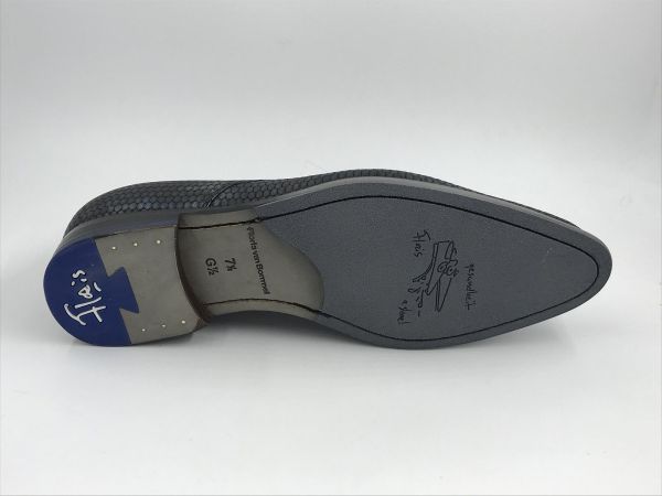 Floris her mol led print blauw (SFM-30333-41-01 de stapper63.00 dark blueG1/2) - Stiletto Schoenen (Oudenaarde)