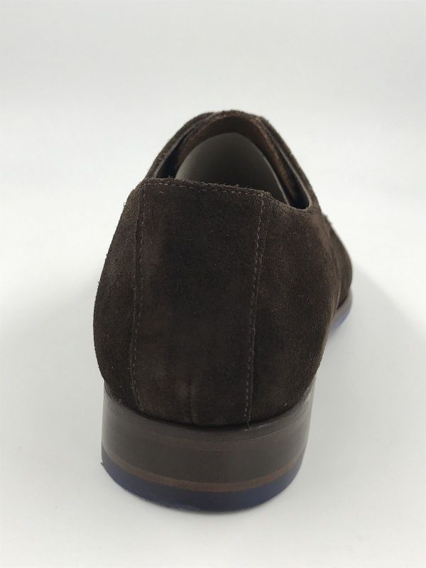 Floris her mol suède bruin (SFM-30342-21-01 de stapper 70.01 dark brown G1/2) - Stiletto Schoenen (Oudenaarde)