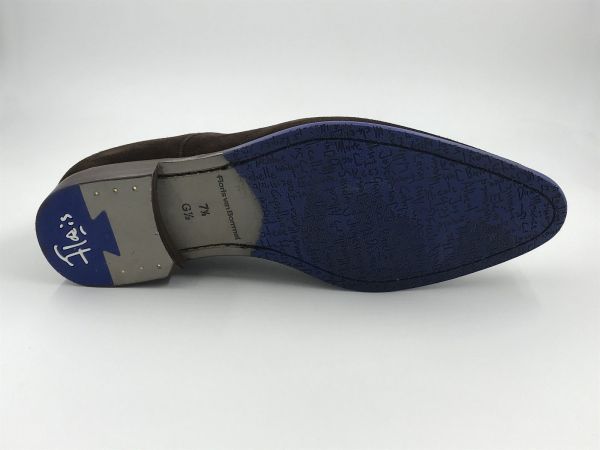 Floris her mol suède bruin (SFM-30342-21-01 de stapper 70.01 dark brown G1/2) - Stiletto Schoenen (Oudenaarde)