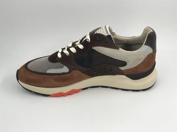 Floris her run suède cognac/bruin (SFM-10154-86-02 de treener 01.20 orange G1/2) - Stiletto Schoenen (Oudenaarde)