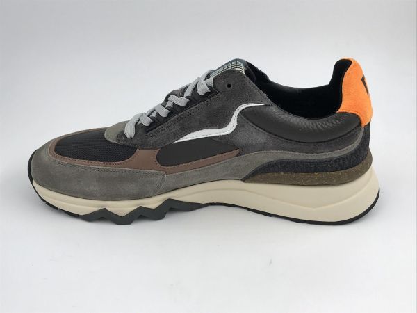 Floris her run suède donker grijs (SFM-10234-31-01 de zager 10.07 dark grey G1/2) - Stiletto Schoenen (Oudenaarde)