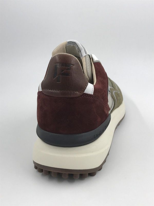 Floris her run suède kaki (SFM-10139-50-04 noppi 29.53 green G1/2) - Stiletto Schoenen (Oudenaarde)