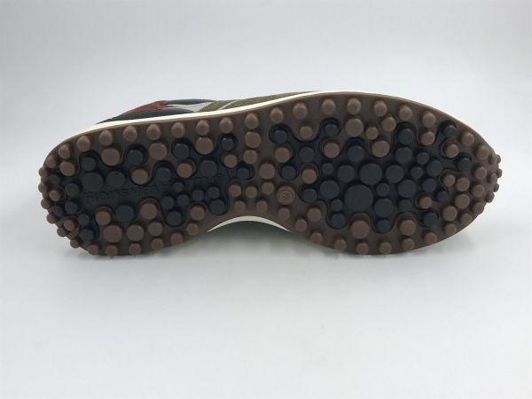 Floris her run suède kaki (SFM-10139-50-04 noppi 29.53 green G1/2) - Stiletto Schoenen (Oudenaarde)