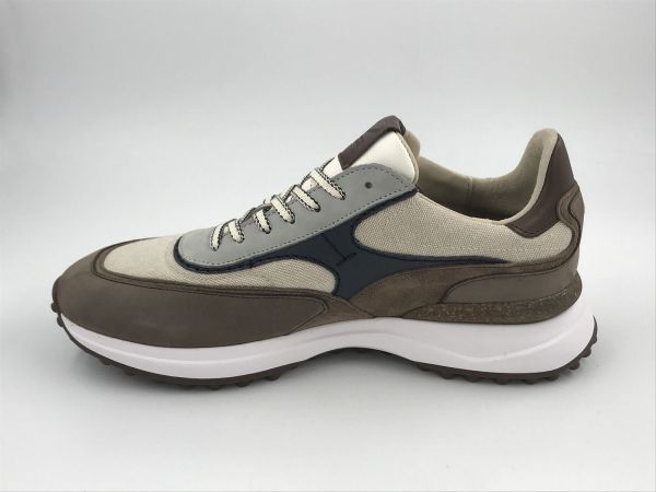 Floris her runner suède beige multi (SFM-10207-26-01 noppi37.07 naturel G1/2) - Stiletto Schoenen (Oudenaarde)