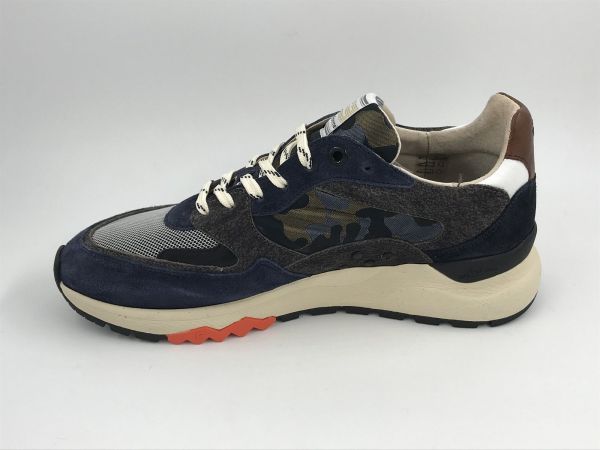 Floris her runner suède blauw (SFM-10154-42-02 de treener 01.21 lightblue G1/2) - Stiletto Schoenen (Oudenaarde)