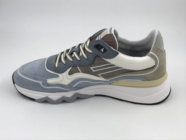 Floris her runner suède blauw (SFM-10198-42-02 de zager03.02 lightblue G1/2) - Stiletto Schoenen (Oudenaarde)