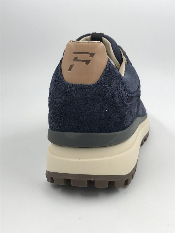 Floris her runner suède blauw (SFM-10238-41-02 de gripper 01.13 darkblue G1/2) - Stiletto Schoenen (Oudenaarde)