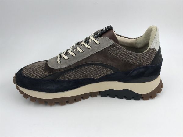 Floris her runner suède bruin (SFM-10156-20-01 de grommer 05.10 brown G1/2) - Stiletto Schoenen (Oudenaarde)