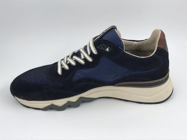 Floris her runner suède dark blue (SFM-10163-41-02 de zager 06.03 darkblue ) - Stiletto Schoenen (Oudenaarde)