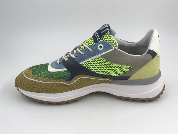 Floris her runner suède green (SFM-10139-50-02 noppi29.34 green G1/2) - Stiletto Schoenen (Oudenaarde)