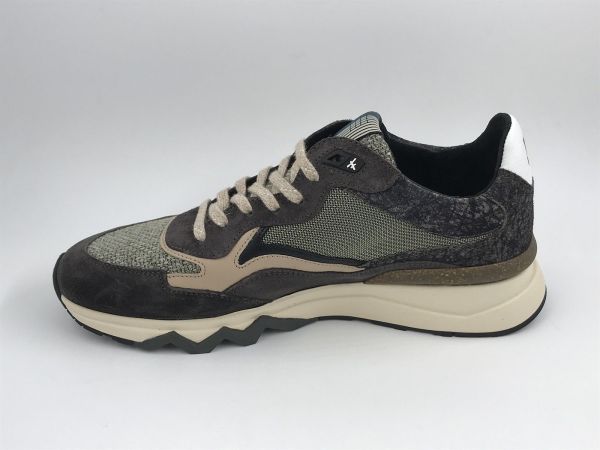 Floris her runner suède grijs (SFM-10178-31-01 de zager 05.27 darkgrey G1/2) - Stiletto Schoenen (Oudenaarde)