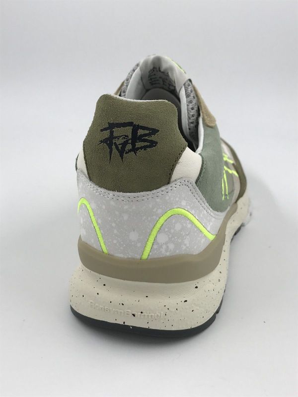 Floris her runner suède groen (SFM-10243-52-01 de treener06.06 lightgreen G1/2) - Stiletto Schoenen (Oudenaarde)